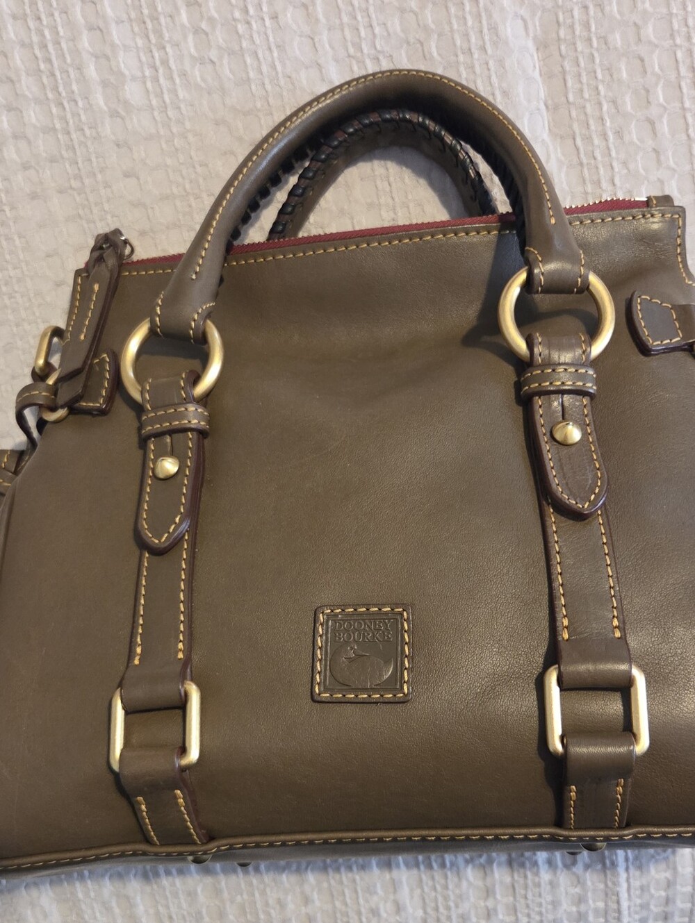 Gently Used Dooney And Bourke Elephant Florentine Satchel